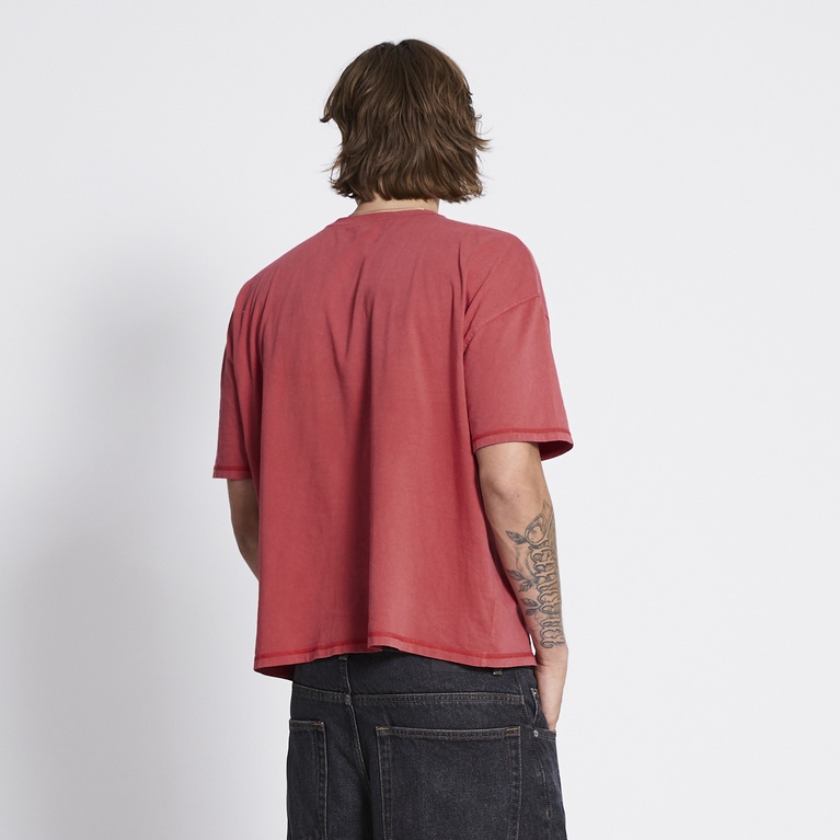 Washed boxy tee "Mikael Washed"